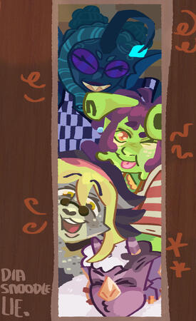 ocs belongs to apologeticallyabbyyy,umbroelle,moon_leyon and diasnoodlelie.