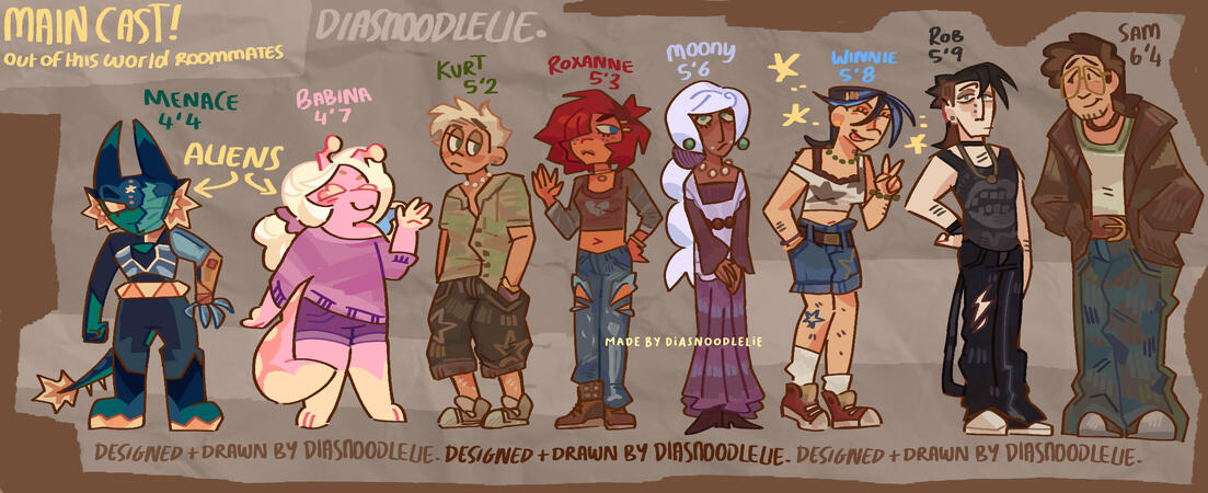 ocs belong to diasnoodlelie